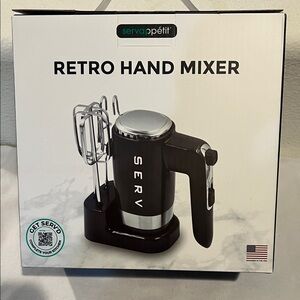 SERVAPPETIT RETRO HAND MIXER 
BRAND NEW IN BOX